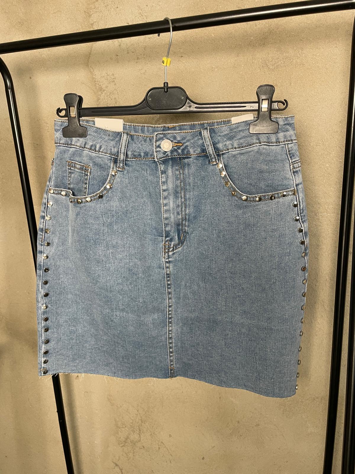 Falda vaquera tachuela - Imagen 3