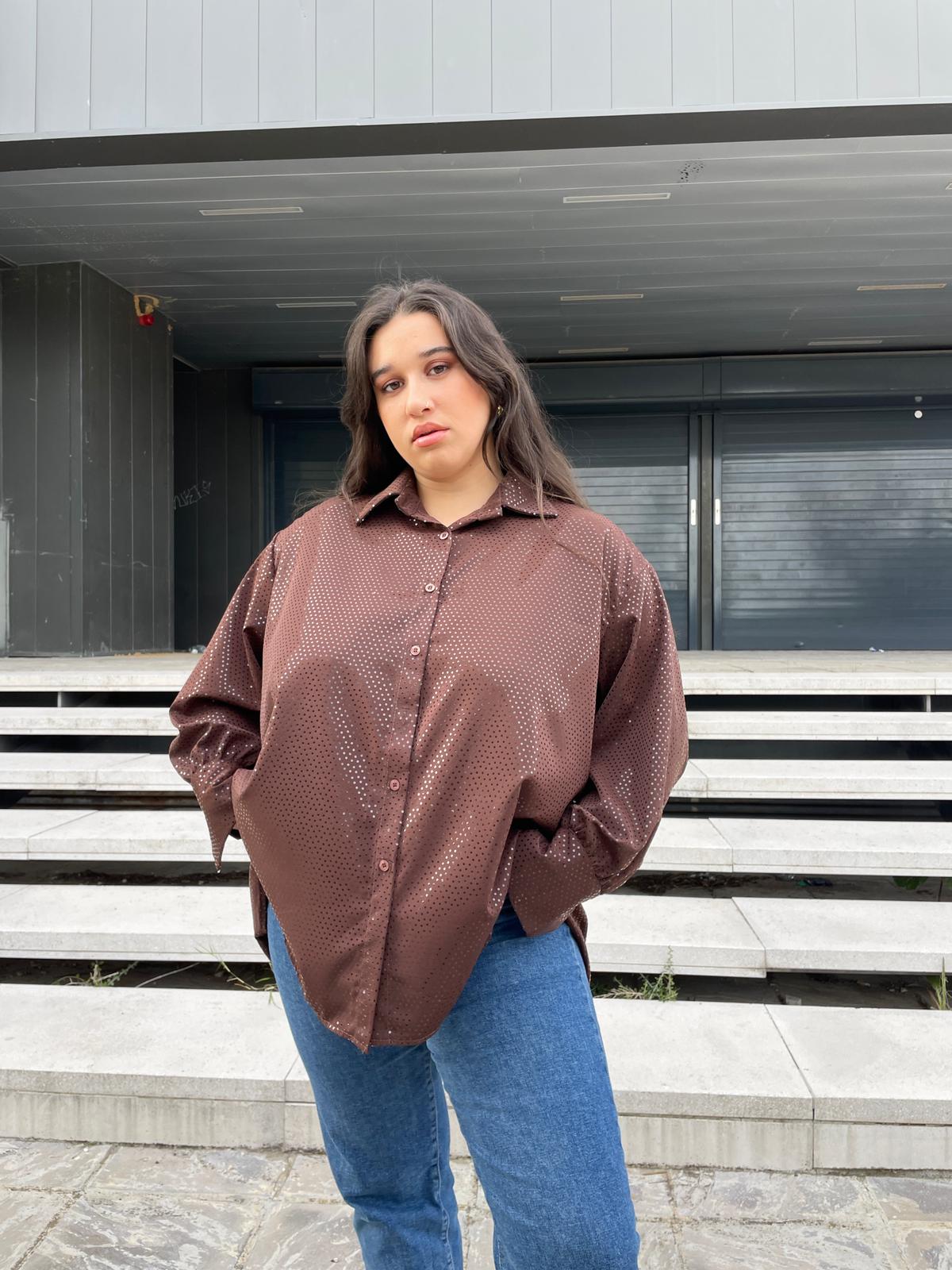 Blusa marrón - Imagen 3