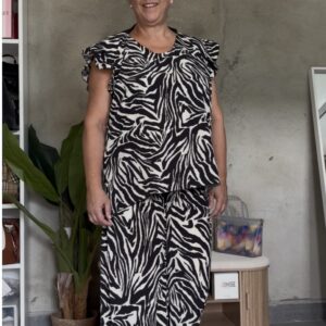pantalón zebra