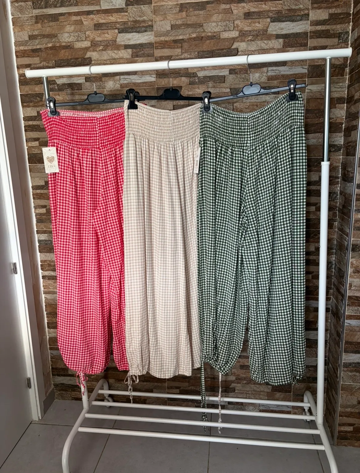 pantalón vichy curvy