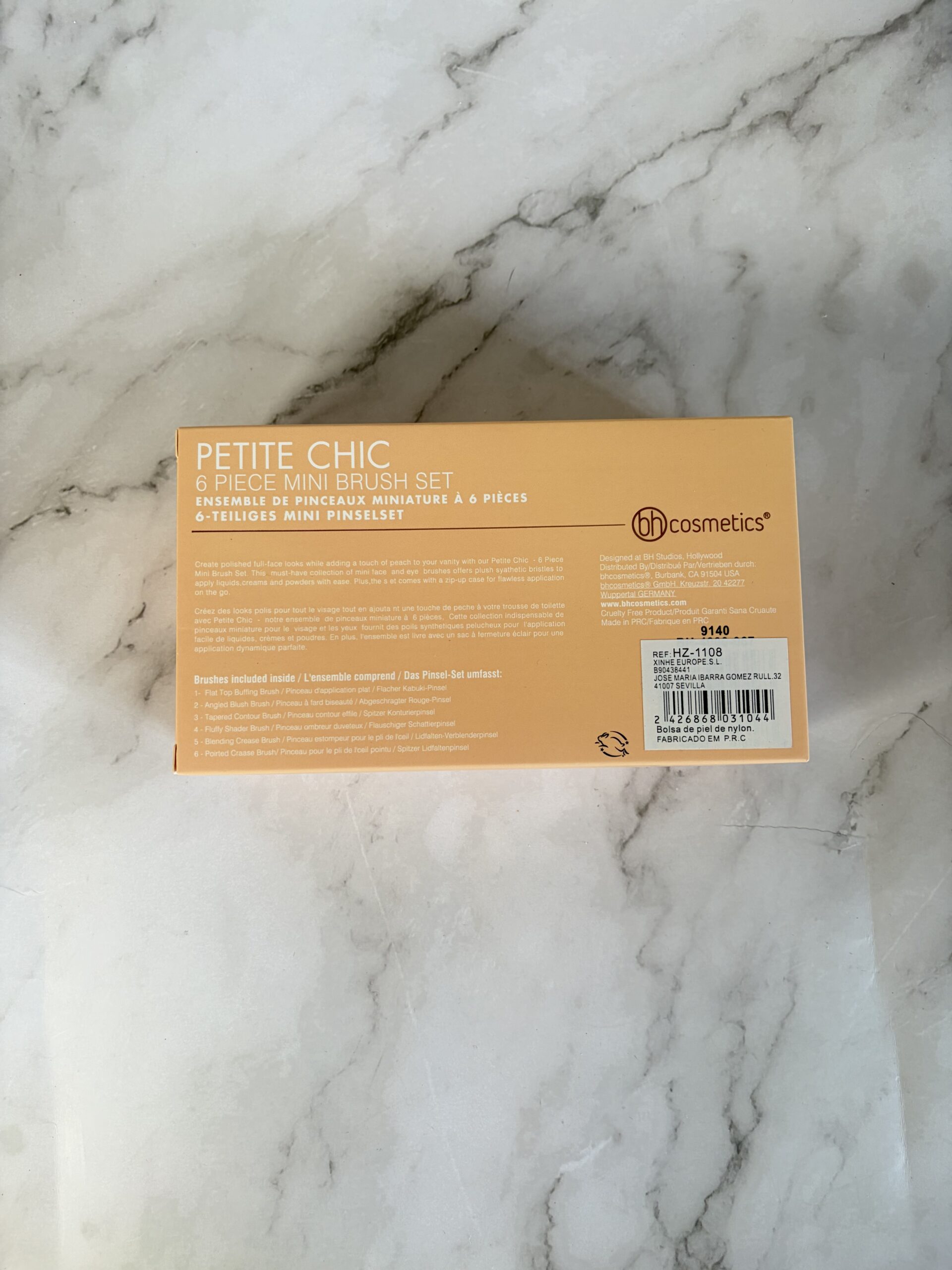 Set de 6 Brochas de Maquillaje Petite Chic – Travel Edition - Imagen 3