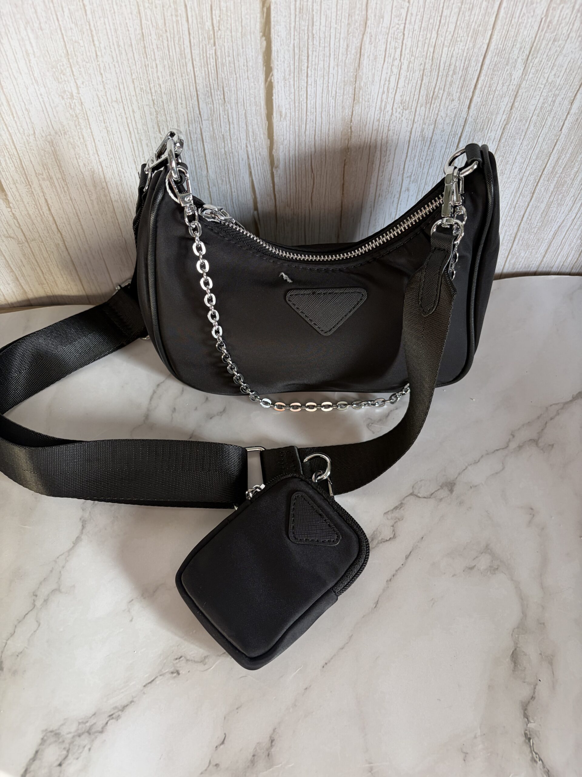 Bolso prady negro - Imagen 5